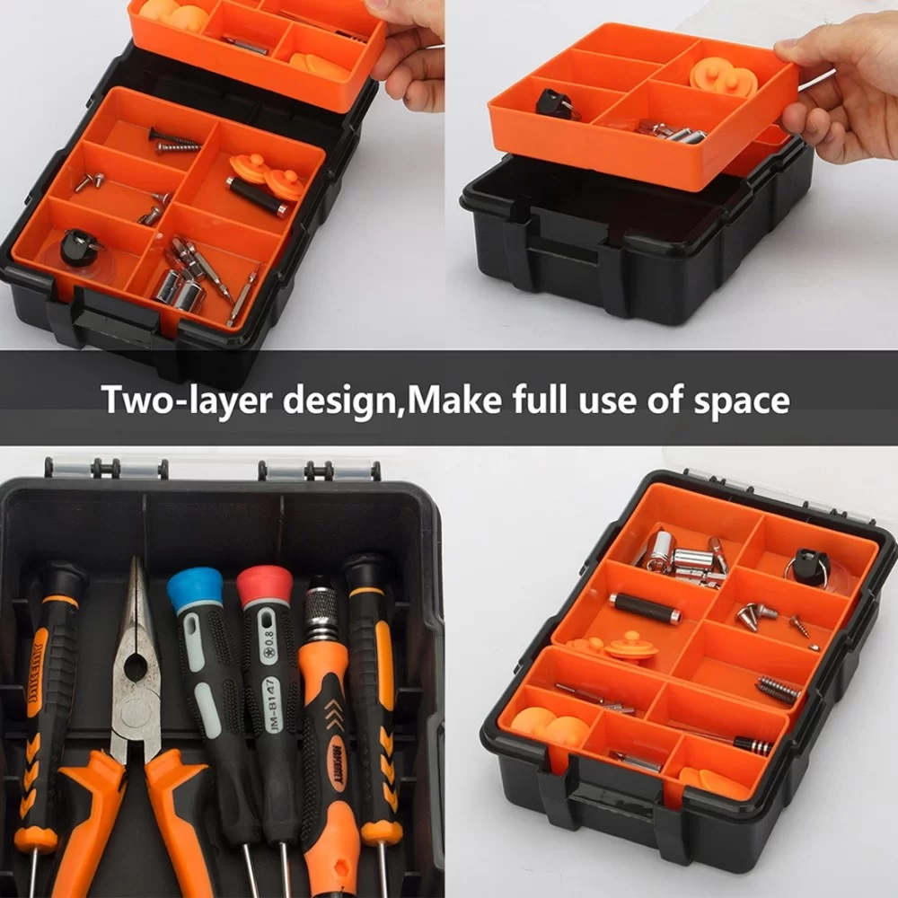 Picture of JAKEMY JM-Z20 Screwdriver Hardware Repair Tools Multi-purpose Components Double Deck Storage Box